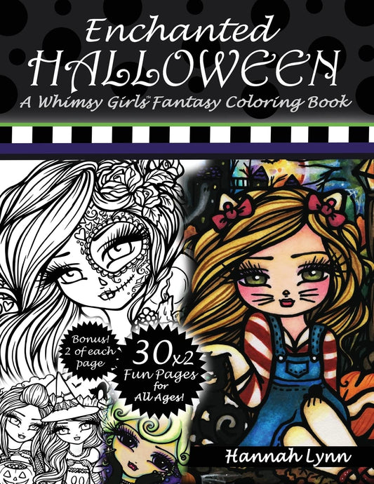 Enchanted Halloween: A Whimsy Girls Fantasy Coloring Book - 278