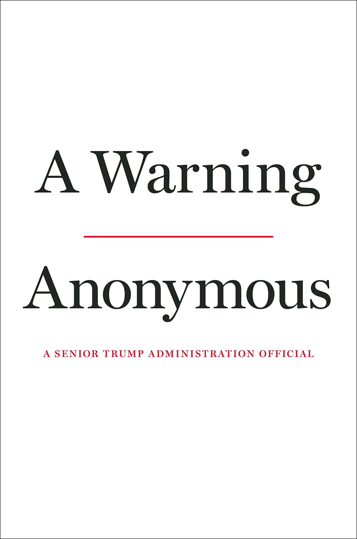 A WARNING