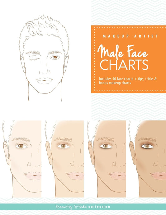 Makeup Artist Male Face Charts (Beauty Studio Collection)
