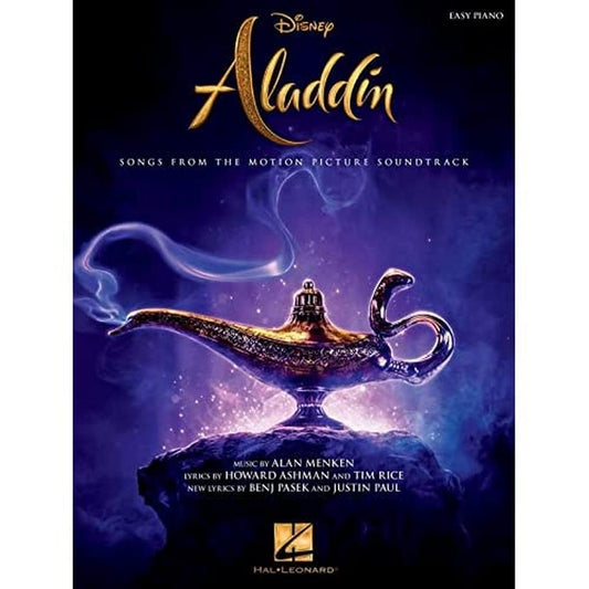 Disney Aladdin Easy Piano Songbook | Songs From The Motion Picture Soundtrack | Easy Piano Arrangements with Full-Color Film Artwork and 8 Songs from the Soundtrack Collection for Piano Players