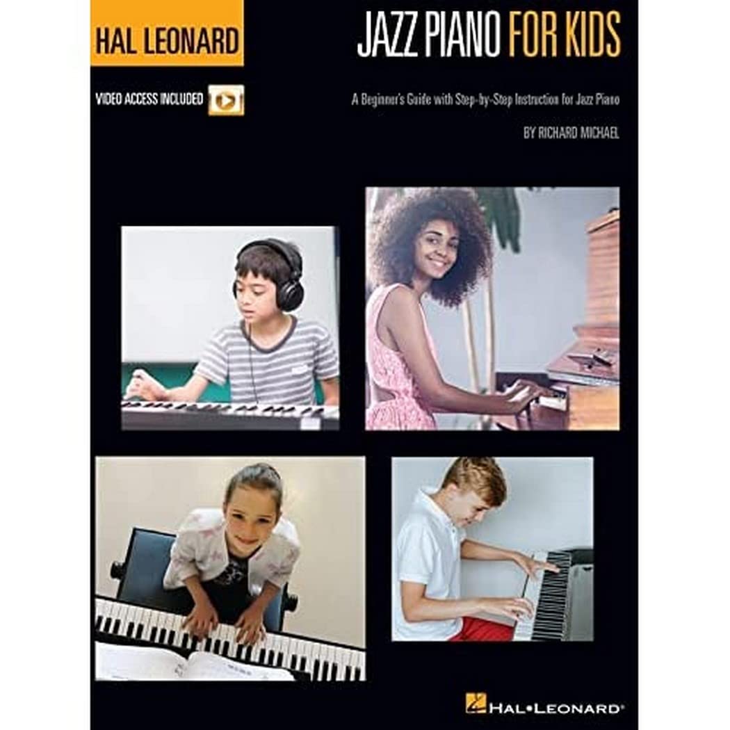 Hal Leonard Jazz Piano for Kids: A Beginner's Guide with Step-by-Step Jazz Instruction & Online Video Tutorials | Beginner Kids Jazz Piano Method | Improvisation Swing Blues Grooves