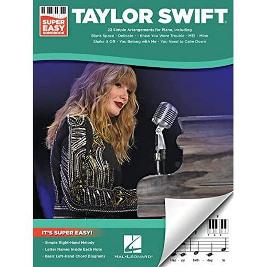 Taylor Swift: Super Easy Piano Songbook | Beginner Piano Sheet Music Collection with Lyrics and Chords | 22 Simple Arrangements for Students and ... Play Taylor Swift Hits (Super Easy Songbook)