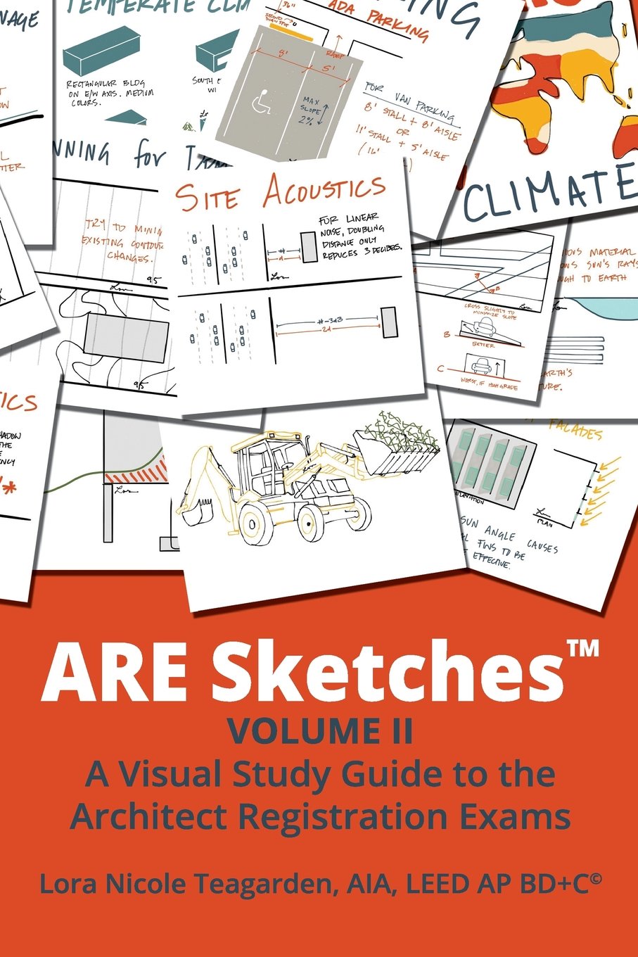 ARE Sketches: A Visual Study Guide to the Architect Registration Exams (Site Planning & Design) - 976
