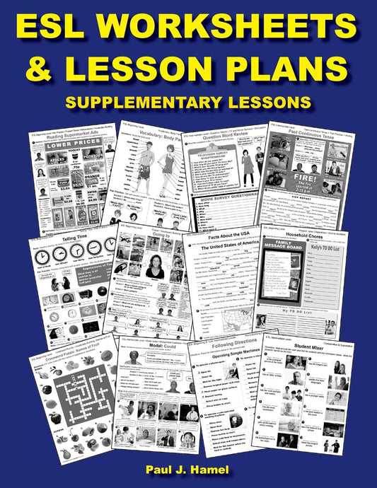 ESL Worksheets & Lesson Plans: Supplementary Lessons - 9802