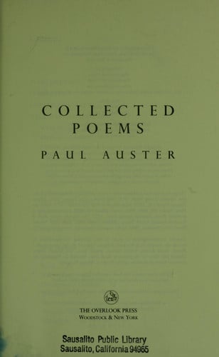 Collected poems
