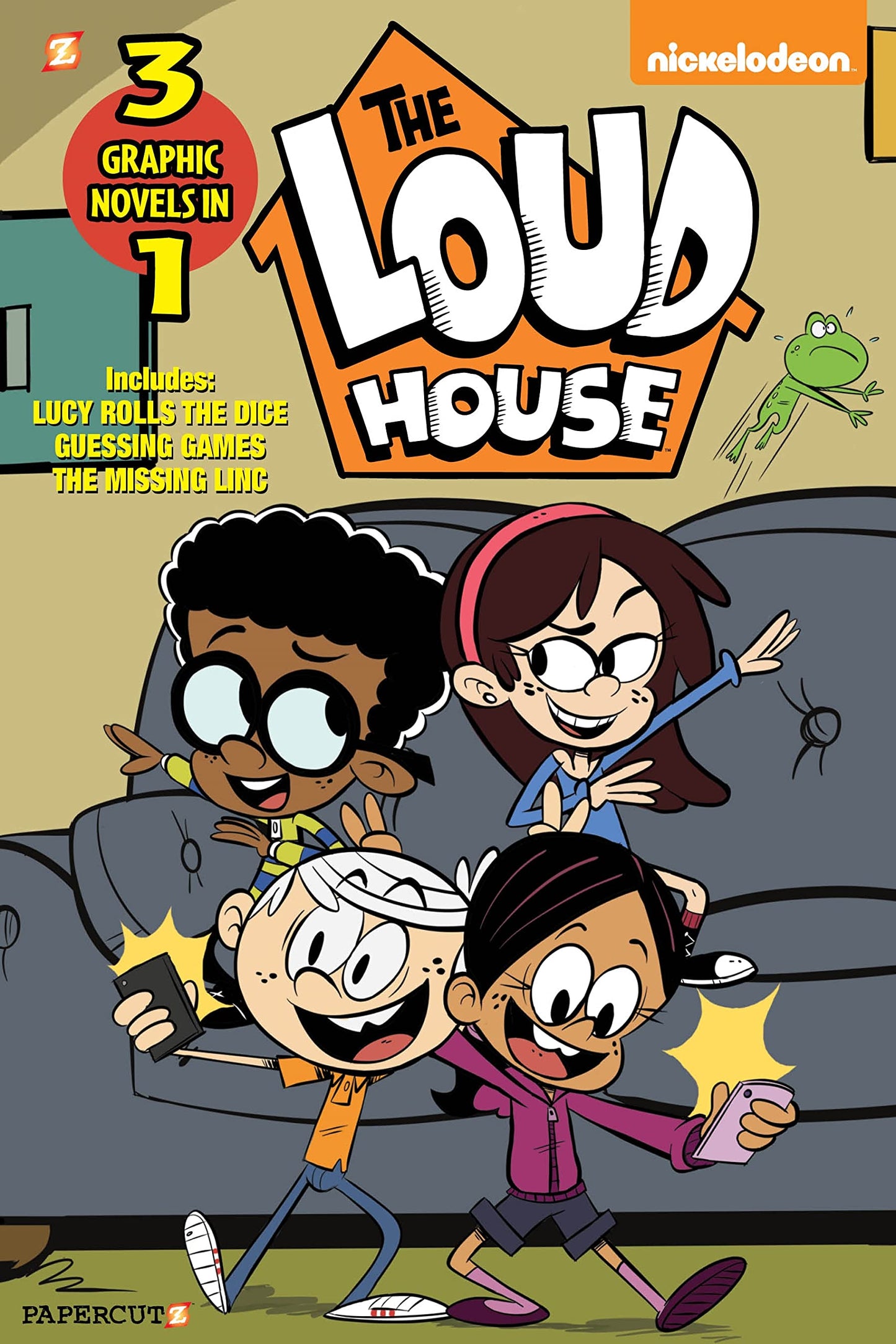 The Loud House 3-in-1 #5: Includes "Lucy Rolls the Dice," "Guessing Games," and "The Missing Linc" (5)