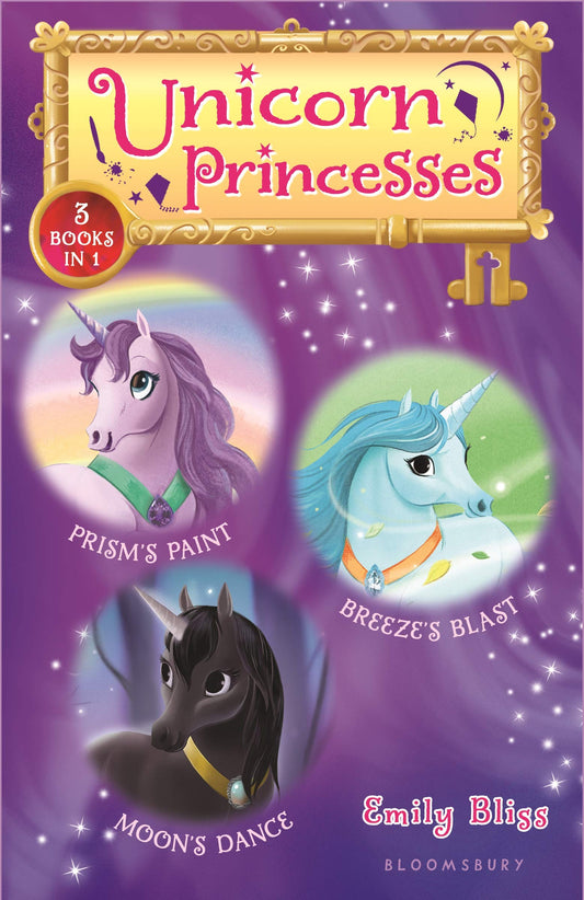 Unicorn Princesses Bind-up Books 4-6: Prism's Paint, Breeze's Blast, and Moon's Dance - 703