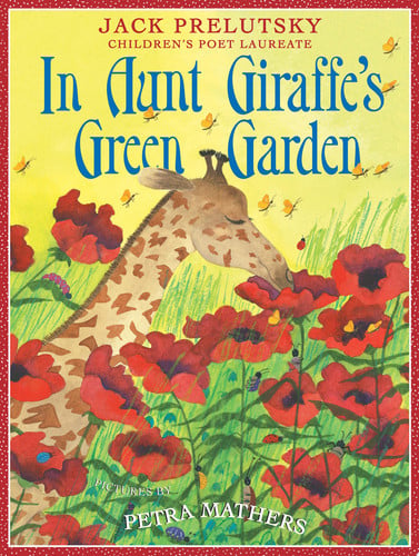 In Aunt Giraffe's green garden