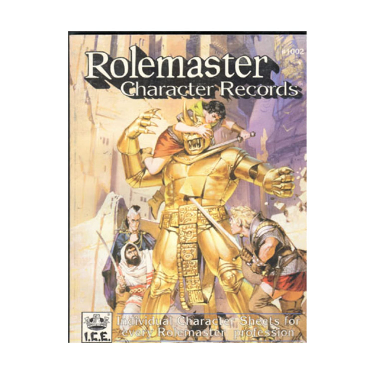 Rolemaster Character Records (Advanced Fantasy Role Playing, 2nd Ed, Stock No. 1002)