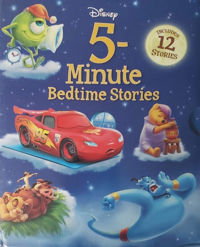 Disney 5-Minute Bedtime Stories: Includes 12 Stories