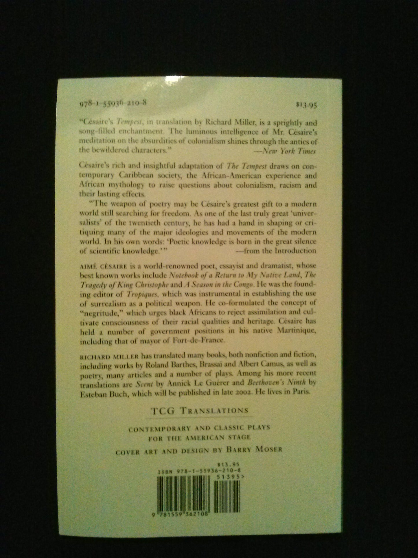 A Tempest: Based on Shakespeare's 'The Tempest;' Adaptation for a Black Theatre - 6002