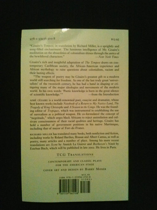 A Tempest: Based on Shakespeare's 'The Tempest;' Adaptation for a Black Theatre - 6002