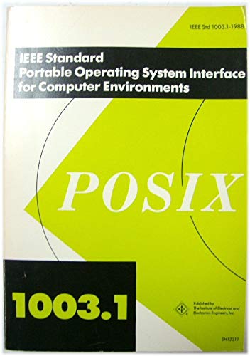 IEEE Standard Portable Operating System Interface for Computer Environments 1003.1