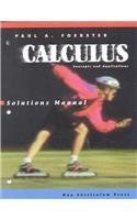 Calculus: Concepts and Applications