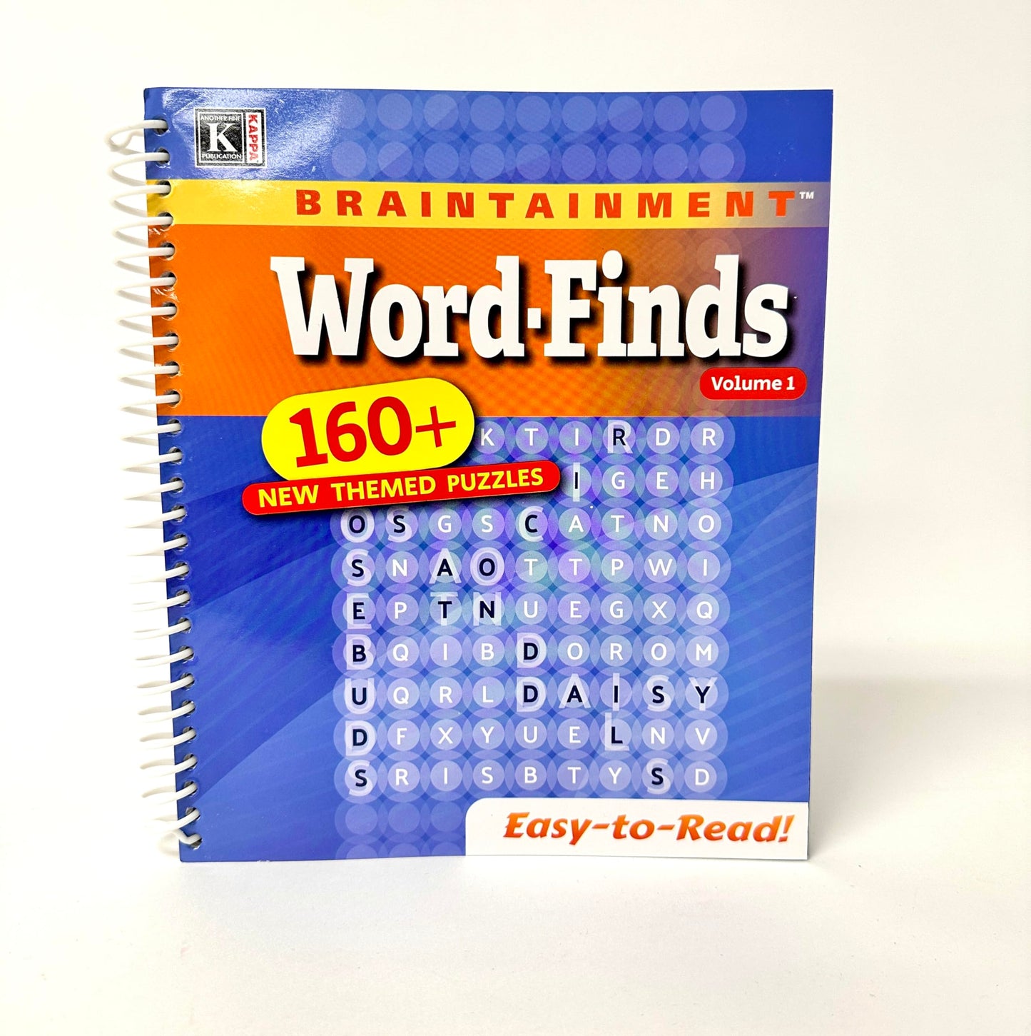 Braintainment Word-Finds Word Search Spiral Puzzle Book