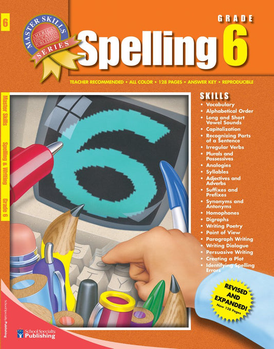 Spelling & Writing, Grade 6 (Master Skills)