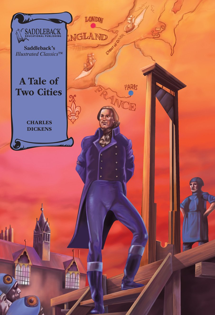 A Tale of Two Cities Graphic Novel (Saddleback's Illustrated Classics) - 4146