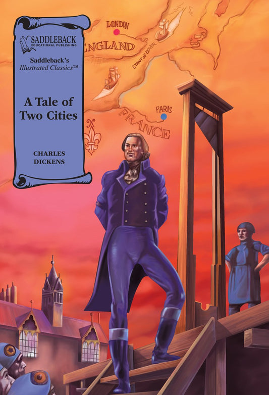 A Tale of Two Cities Graphic Novel (Saddleback's Illustrated Classics) - 4146