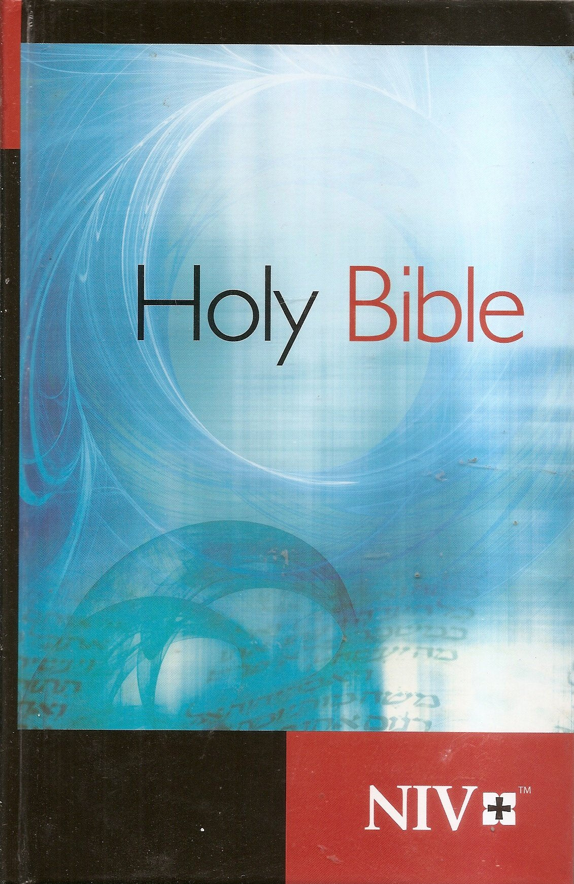 NIV Worship Blue Swirl Holy Bible