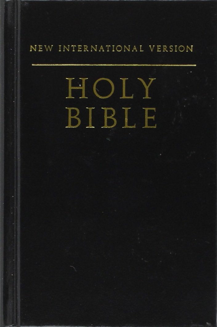 NIV, Holy Bible, Compact, Hardcover, Black