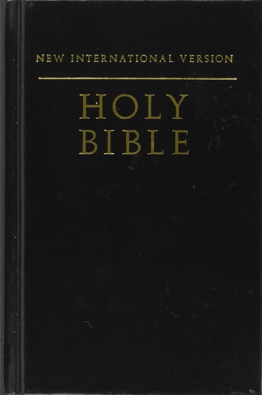 NIV, Holy Bible, Compact, Hardcover, Black