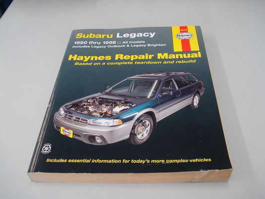 Subaru Legacy, 1990-1998: Includes Legacy Outback and Legacy Brighton (Haynes Manuals) - 4798