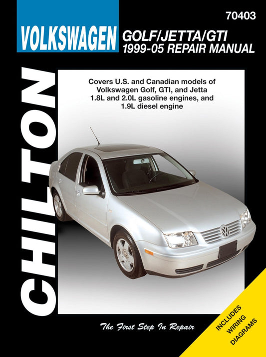 Volkswagen Golf/Jetta/GTI 1999-2005 Repair Manual