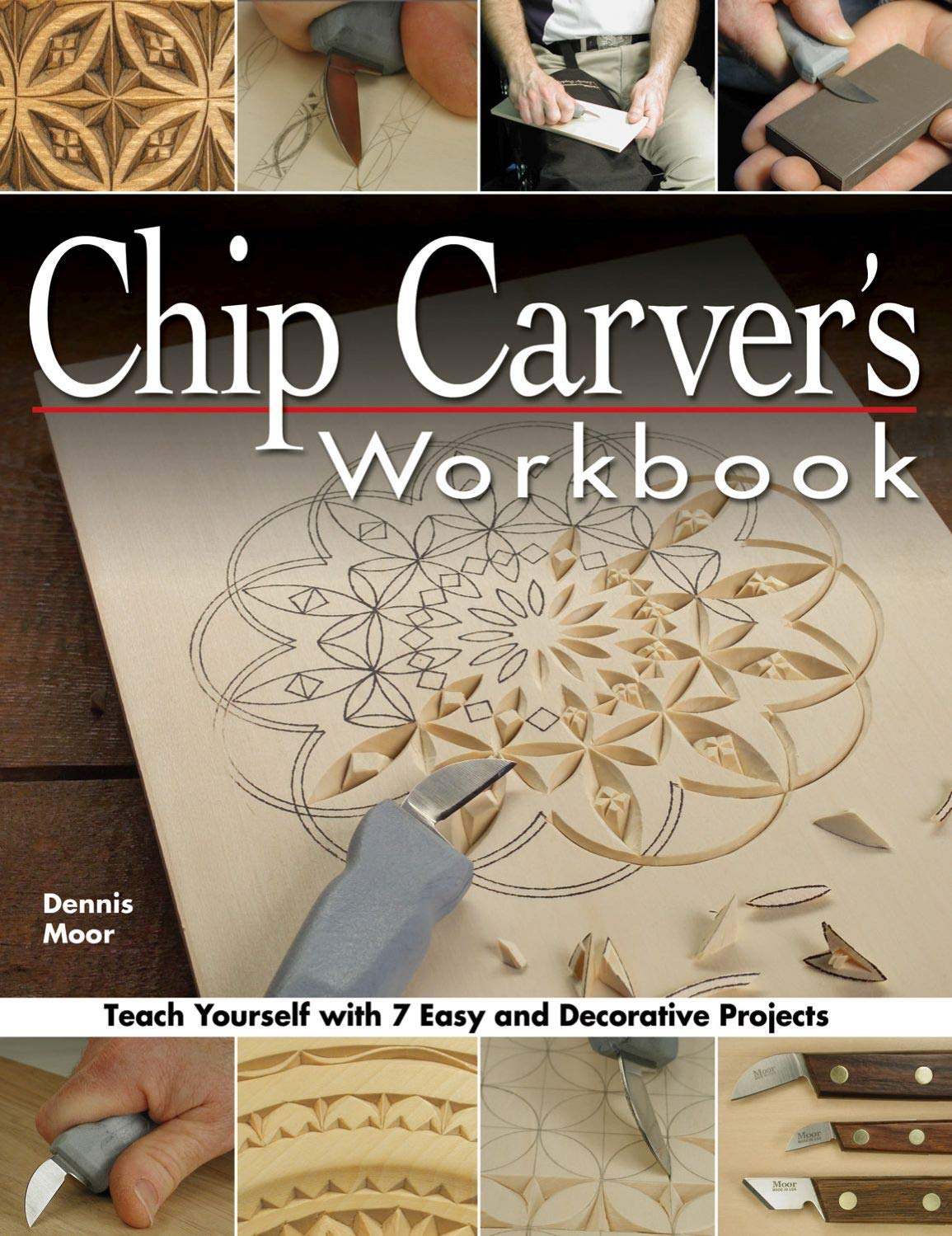 Chip Carver's Workbook: Teach Yourself with 7 Easy & Decorative Projects (Fox Chapel Publishing) Learn Step-by-Step: Tools, Techniques, Lettering, & Finishing for Beginners, with How-To Photos - 5831