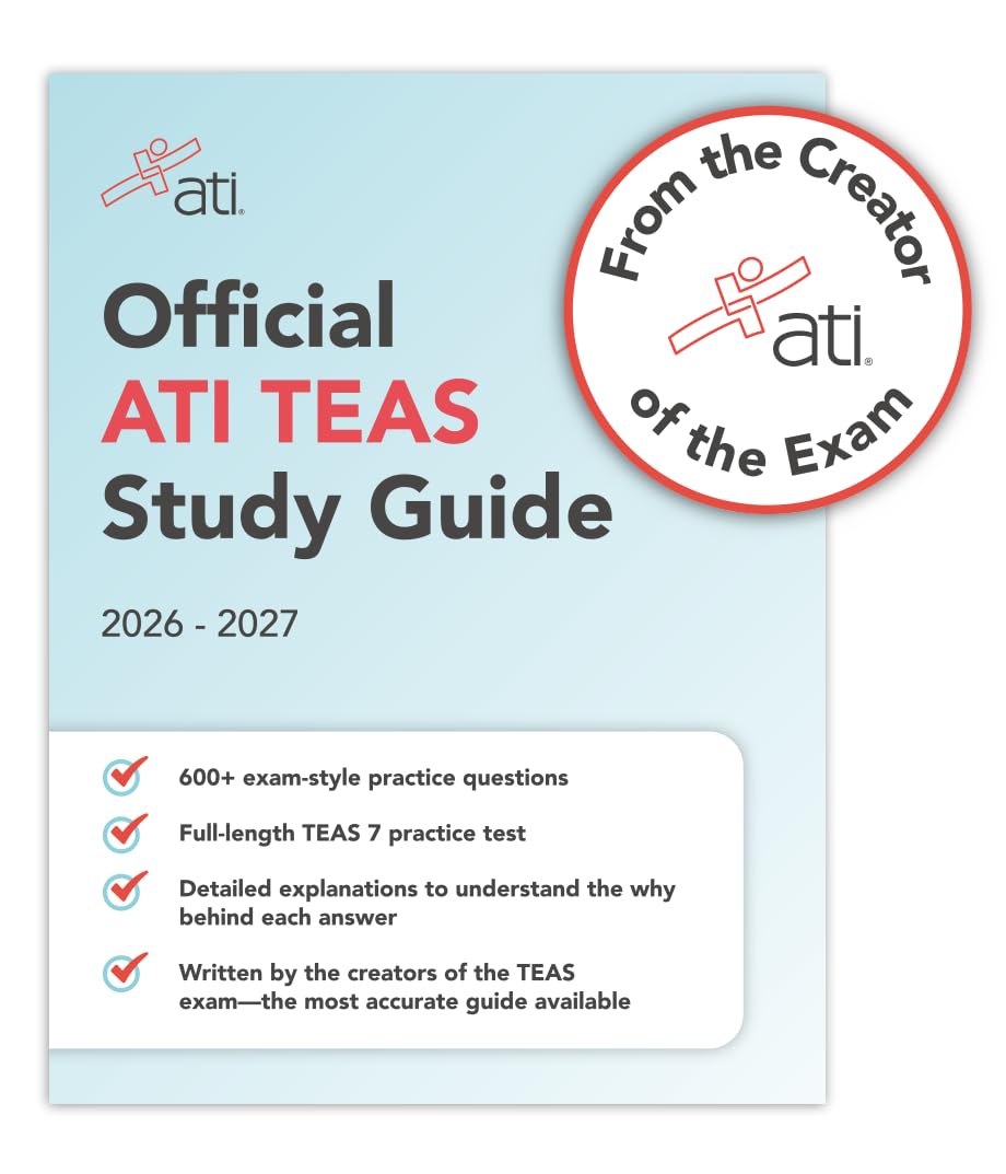 Official ATI TEAS Study Guide 2026-2027 9E