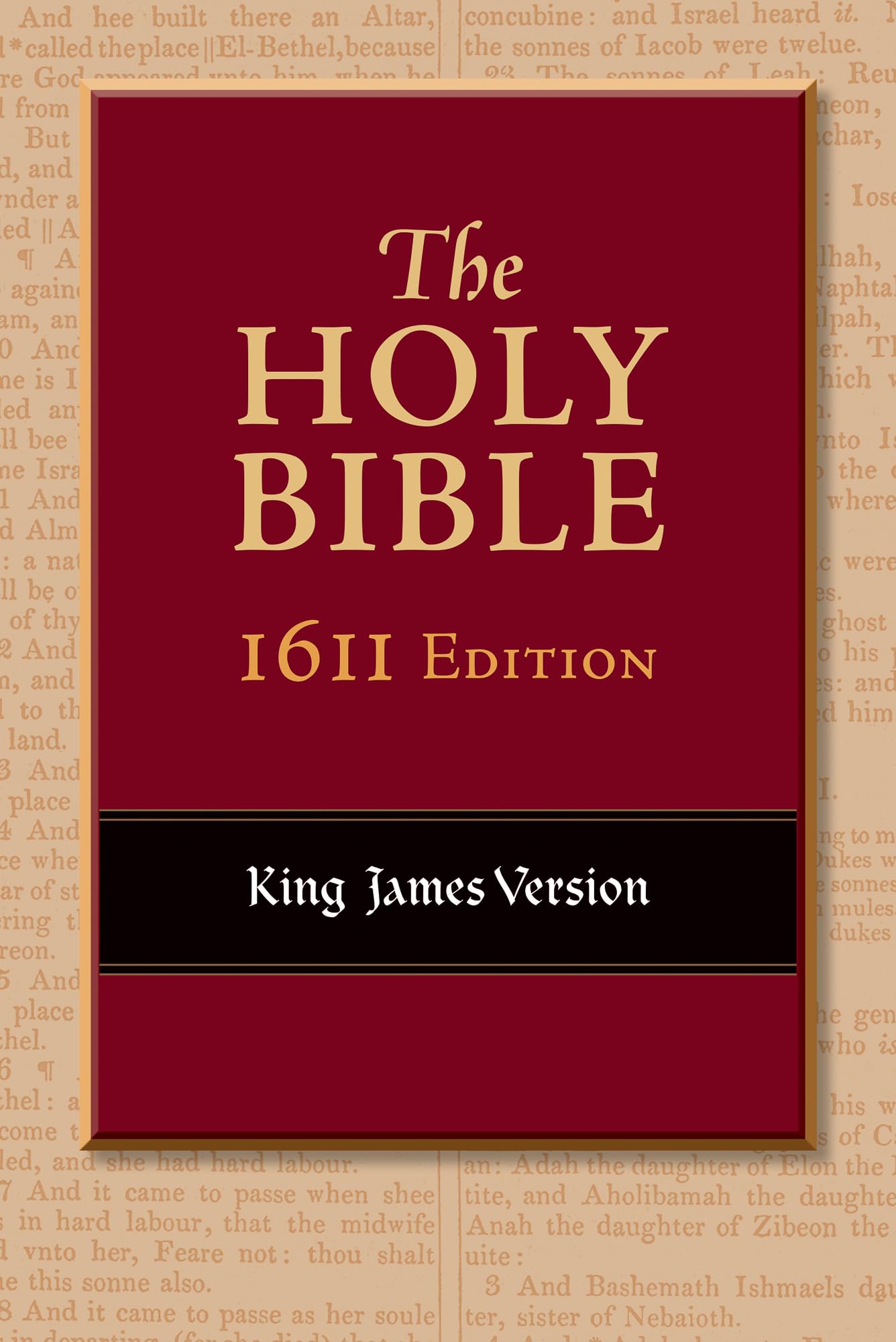 KJV Bible--1611 Edition (Genuine Leather, Black)