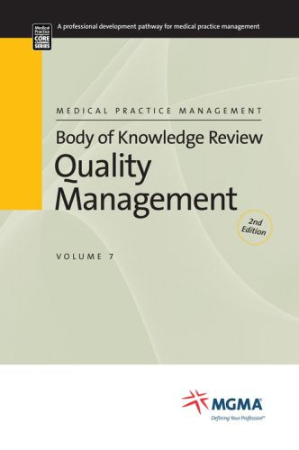 Body of Knowledge Review Series 2nd Edition Quality Management - 465