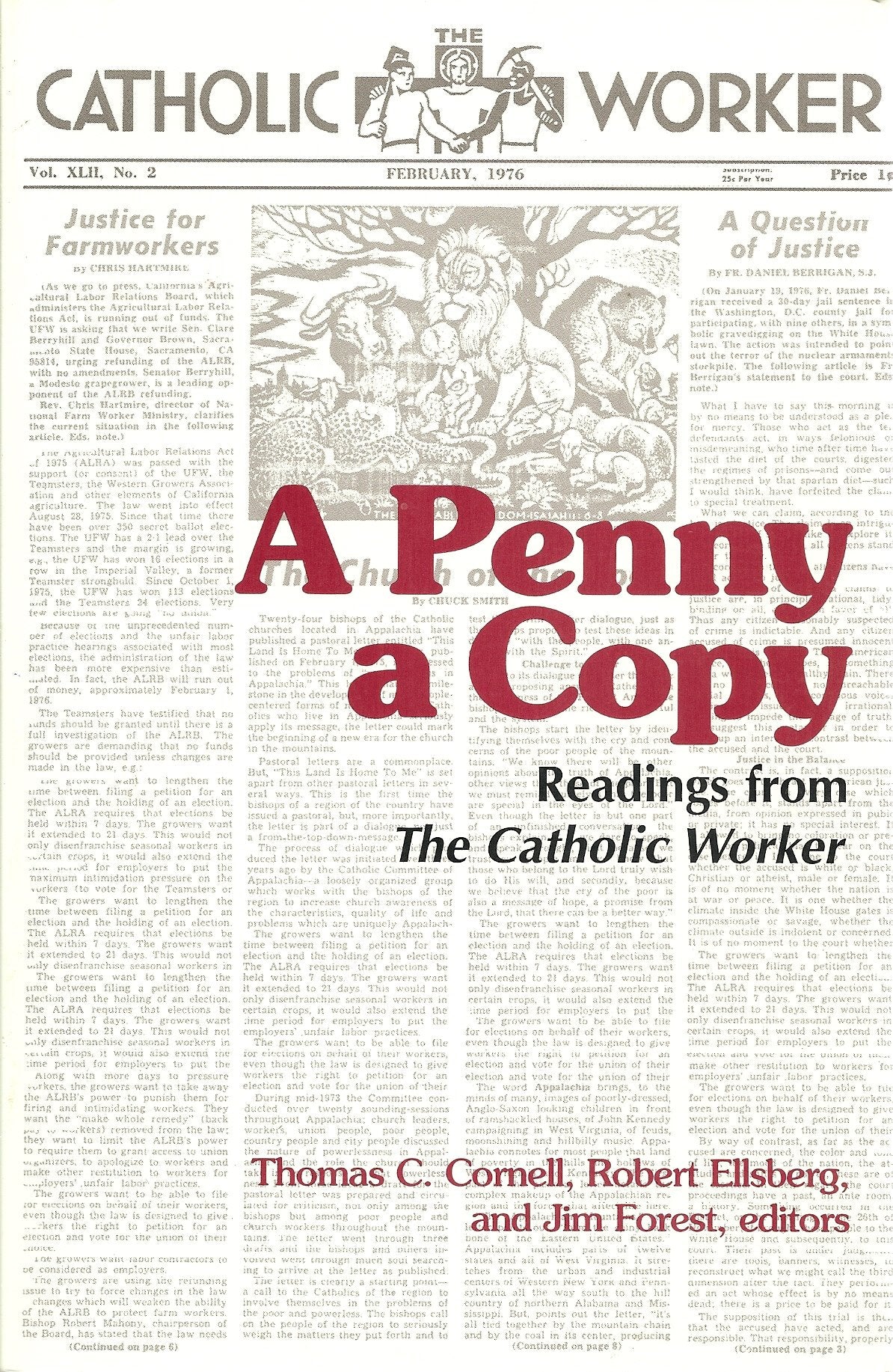 A Penny a Copy: Readings from the Catholic Worker - 8389