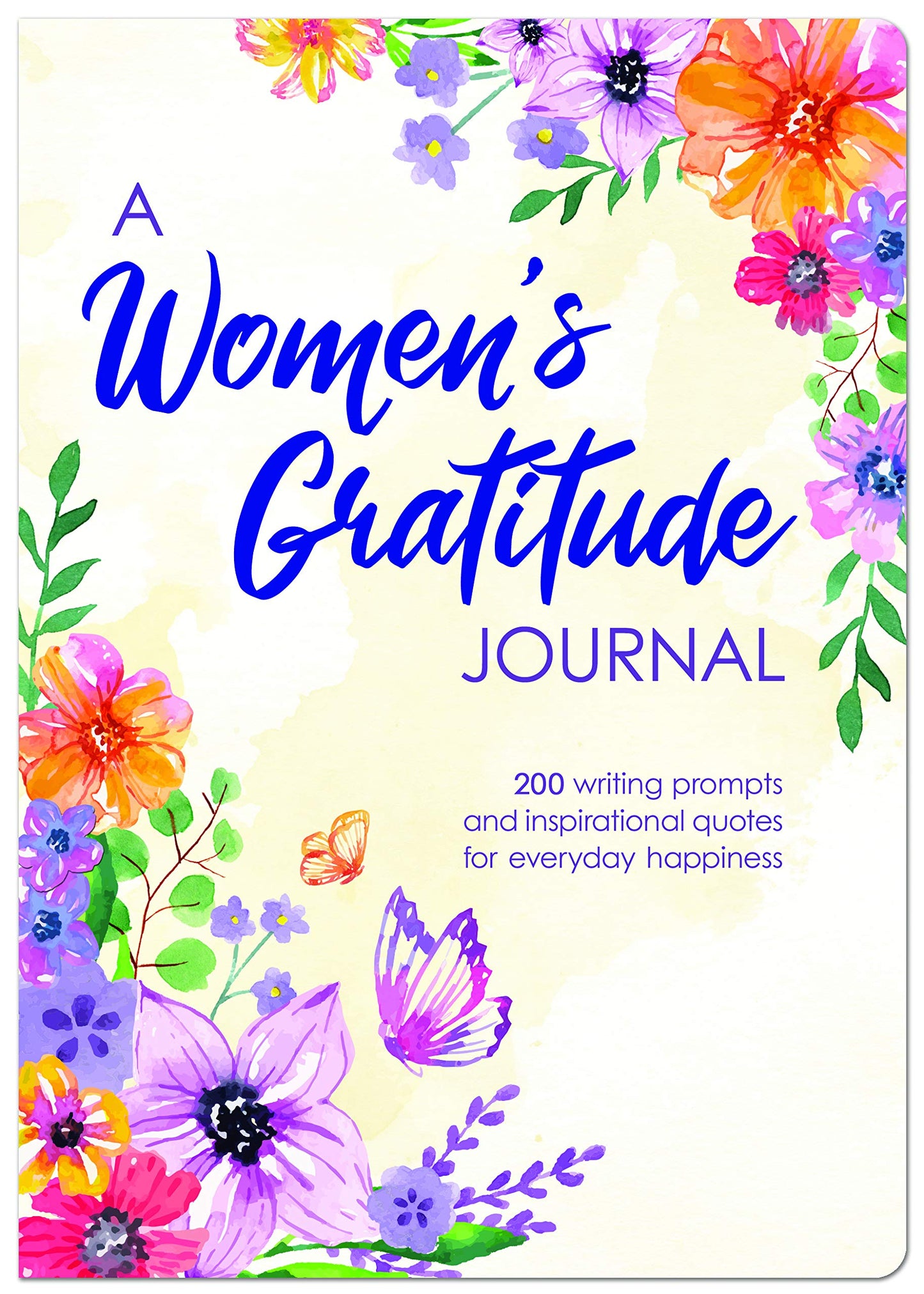 Piccadilly A Women’s Gratitude Journal | Guided Everyday Notebook | Personal Prompts & Inspirational Quotes | Lined with 1 Prompt Per Spread | 204 Pages (9781571335784), White