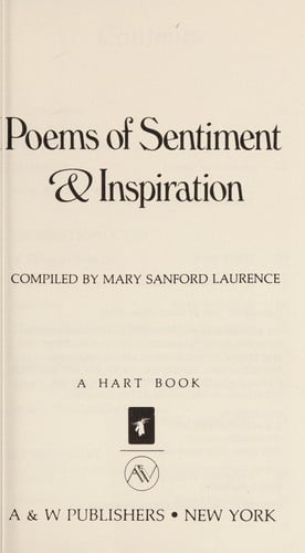 Poems of sentiment & inspiration