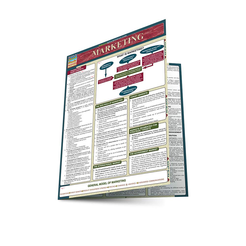 Marketing (Quickstudy Reference Guides - Academic) - 5319