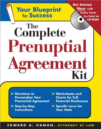 The Complete Prenuptial Agreement Kit (Book & CD-ROM) (Write Your Own Prenuptial Agreement)