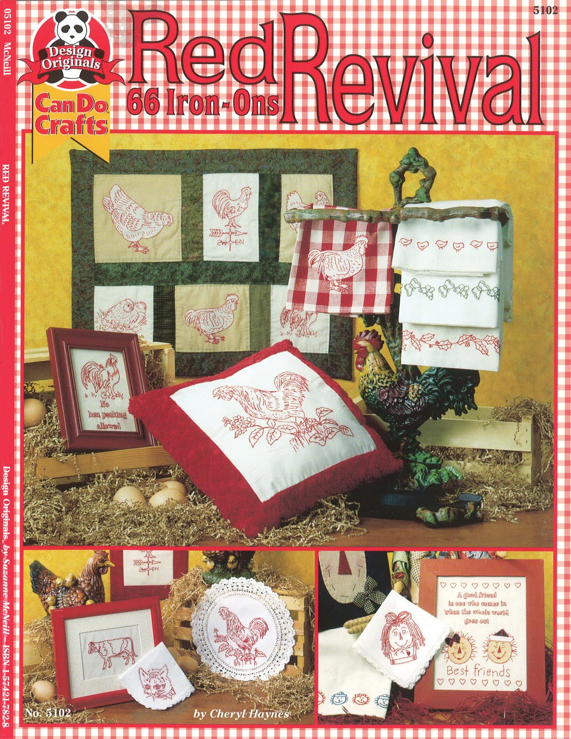 Red Revival: 66 Iron Ons (Design Originals Can Do Crafts)