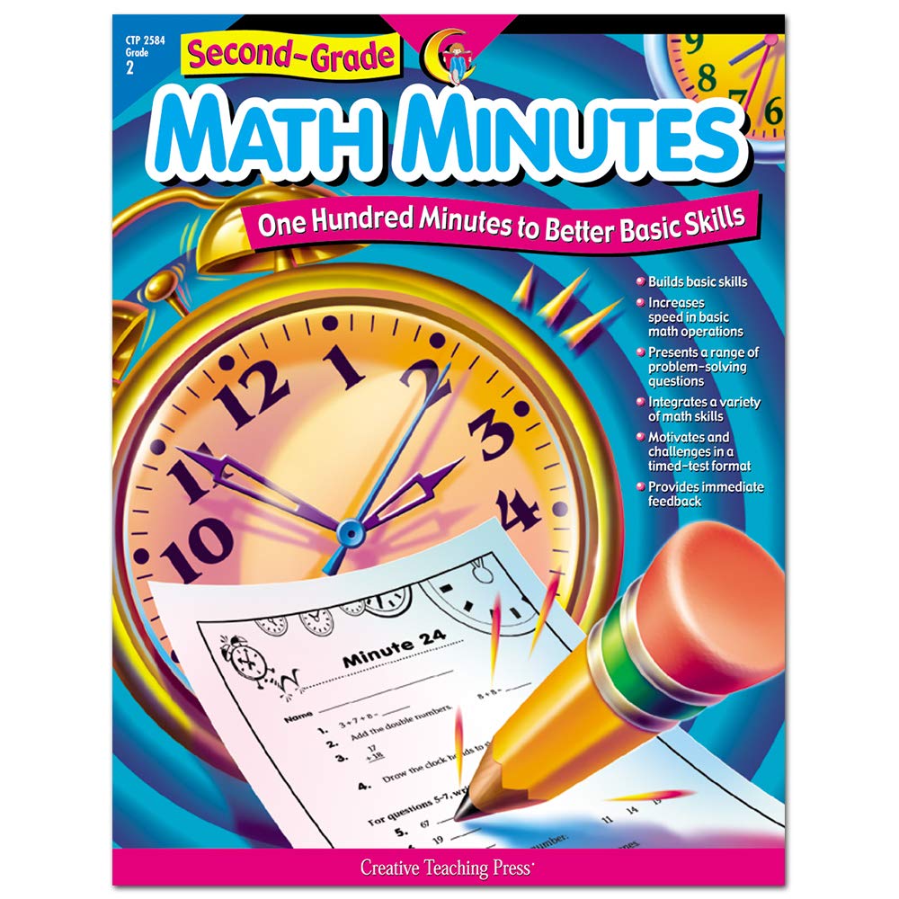 Creative Teaching Press Math Minutes, Grade 2 (One Hundred Minutes to Better Basic Skills)