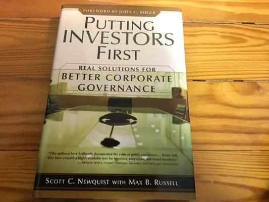 Putting Investors First: Real Solutions for Better Corporate Governance