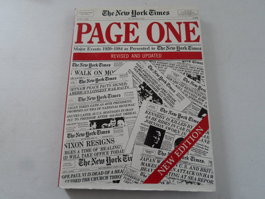 The New York Times Page One: One Hundred Years of Headlines As Presented in the New York Times - 1540