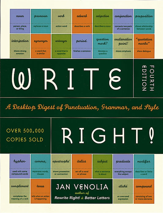 Write Right!: A Desktop Digest of Punctuation, Grammar, and Style - 3640