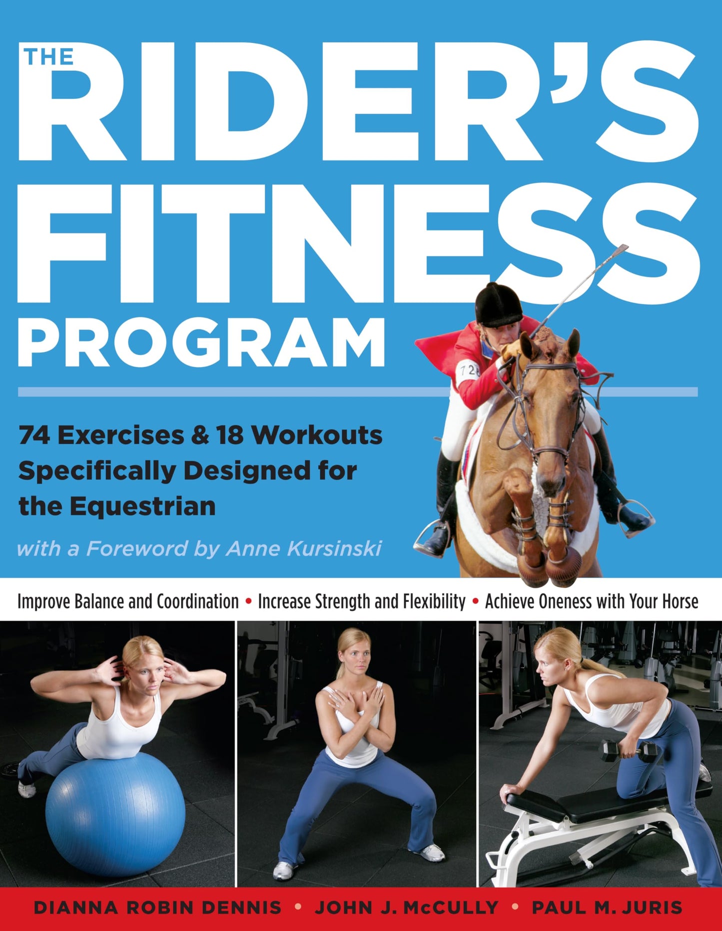 The Rider's Fitness Program: 74 Exercises & 18 Workouts Specifically Designed for the Equestrian - 6628