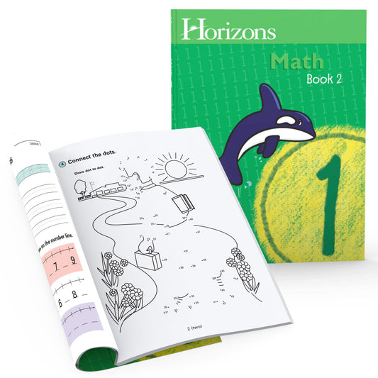 Horizons 1st Grade Math Student Book 2 (Lifepac) - 6052