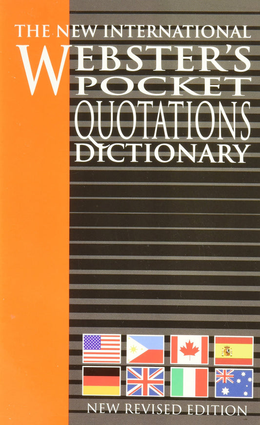 The New International Webster's Pocket Quotations Dictionary of the English Language, New Revised Edition - 4798
