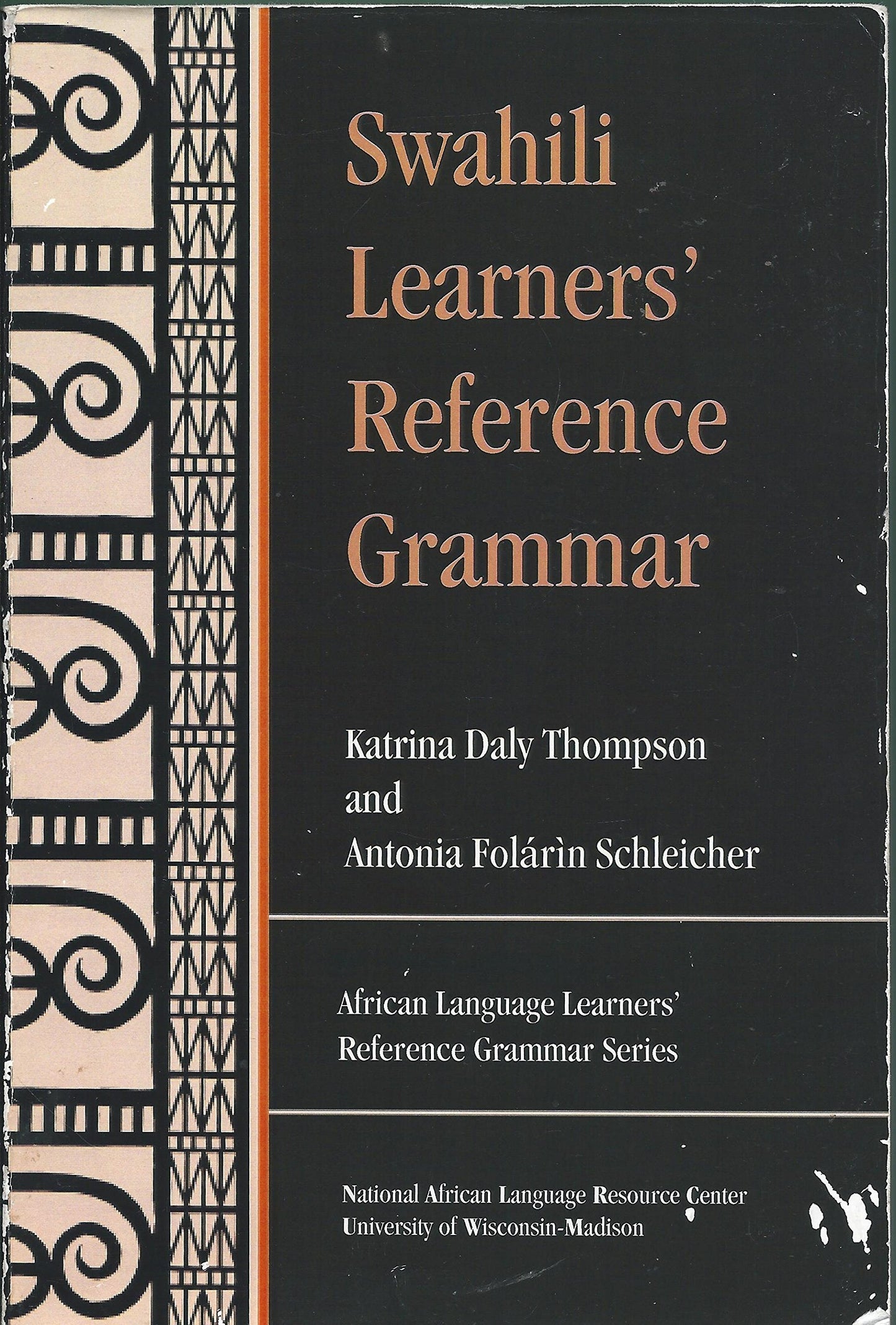 Swahili Learners' Reference Grammar