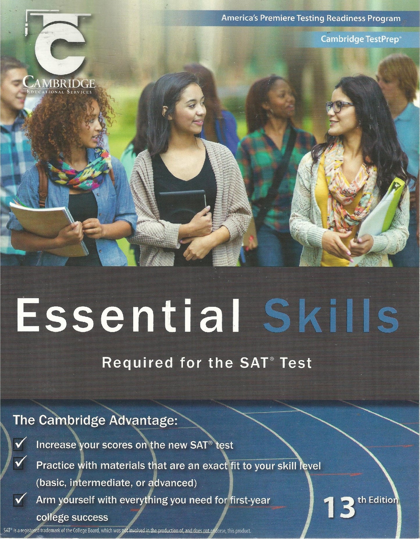 Essential Skills Required for the SAT Test, Student Text, 13th Edition (Cambridge TestPrep)