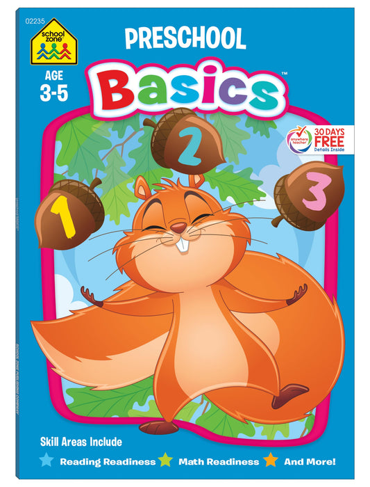 SCHOOL ZONE PRESCHOOL BASICS WOR - 1357