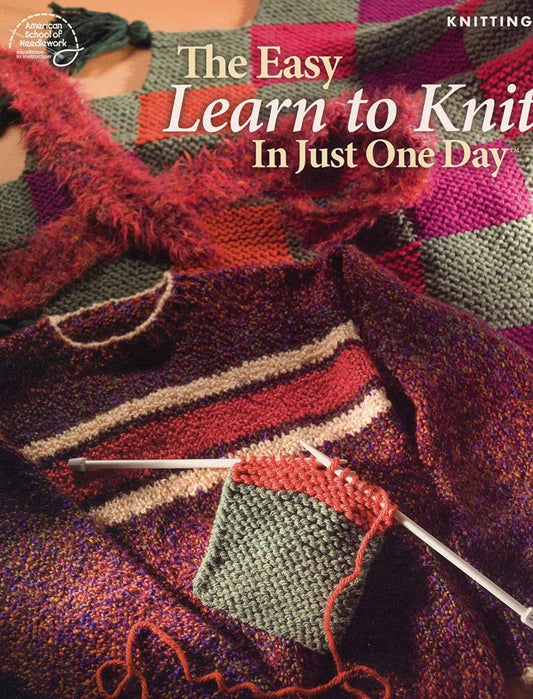 The Easy Learn to Knit in Just One Day - 1586