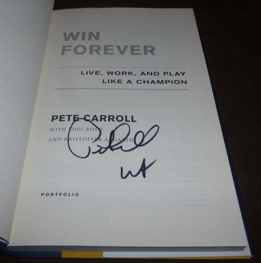 Win Forever: Live, Work, and Play Like a Champion - 4439