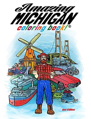 Amazing Michigan Coloring Book No. 2